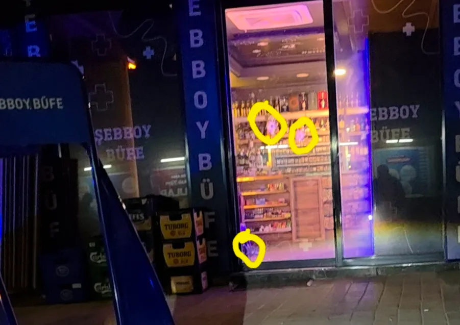 İnegöl’de işyerine silahlı saldırı: Camlar kırıldı, yaralanan yok