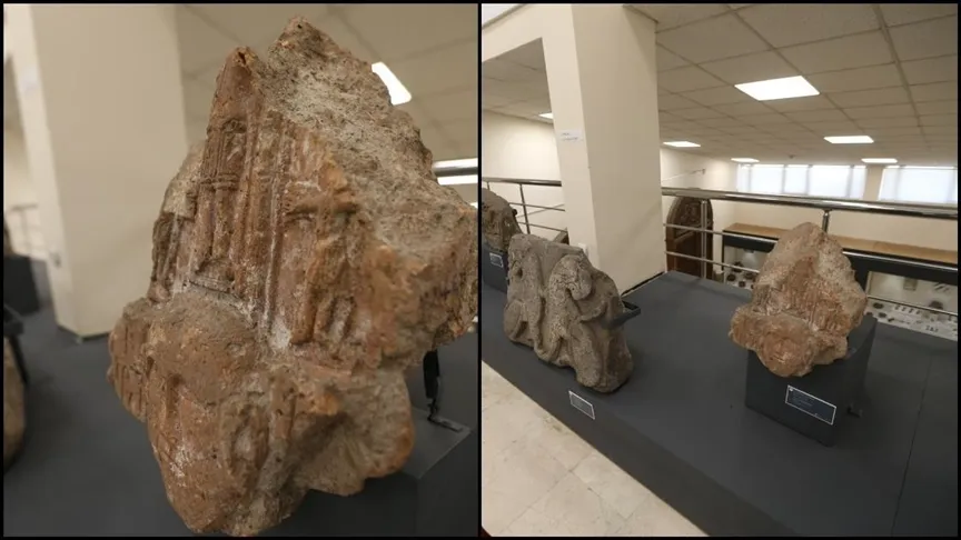 Hz. İsa figürlü taş rölyef ziyaretçilerini bekliyor