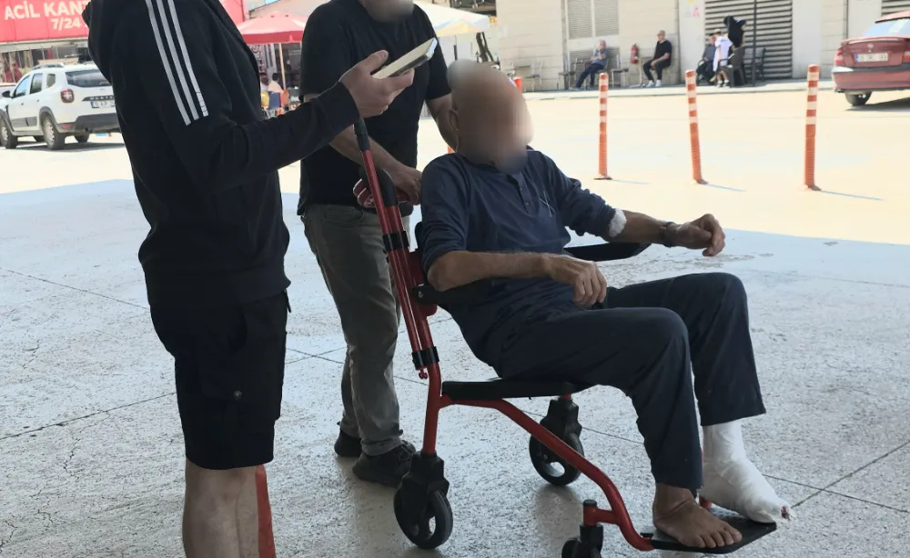 İnegöl’de Testere Kazası: yaşlı Adam Yaralandı