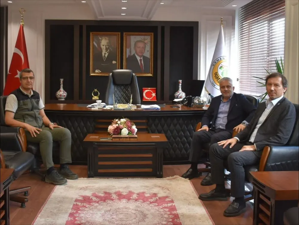 Milletvekili Salman’dan Orman Bölge Müdürü’ne ziyaret