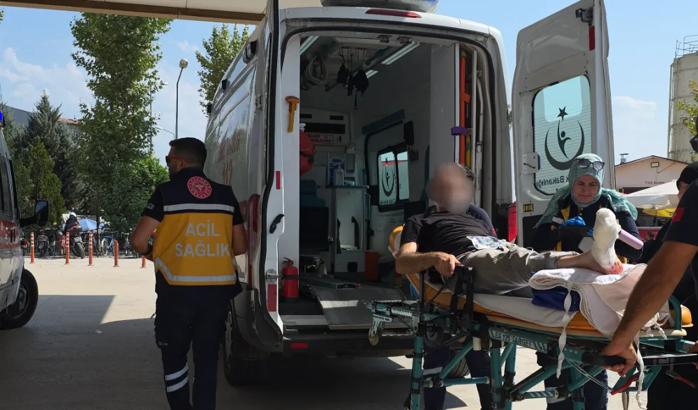 İnegöl’de mobilya imalathanesinde kaza: 1 yaralı